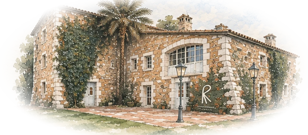 Aquarel·la de Mas Marroch.